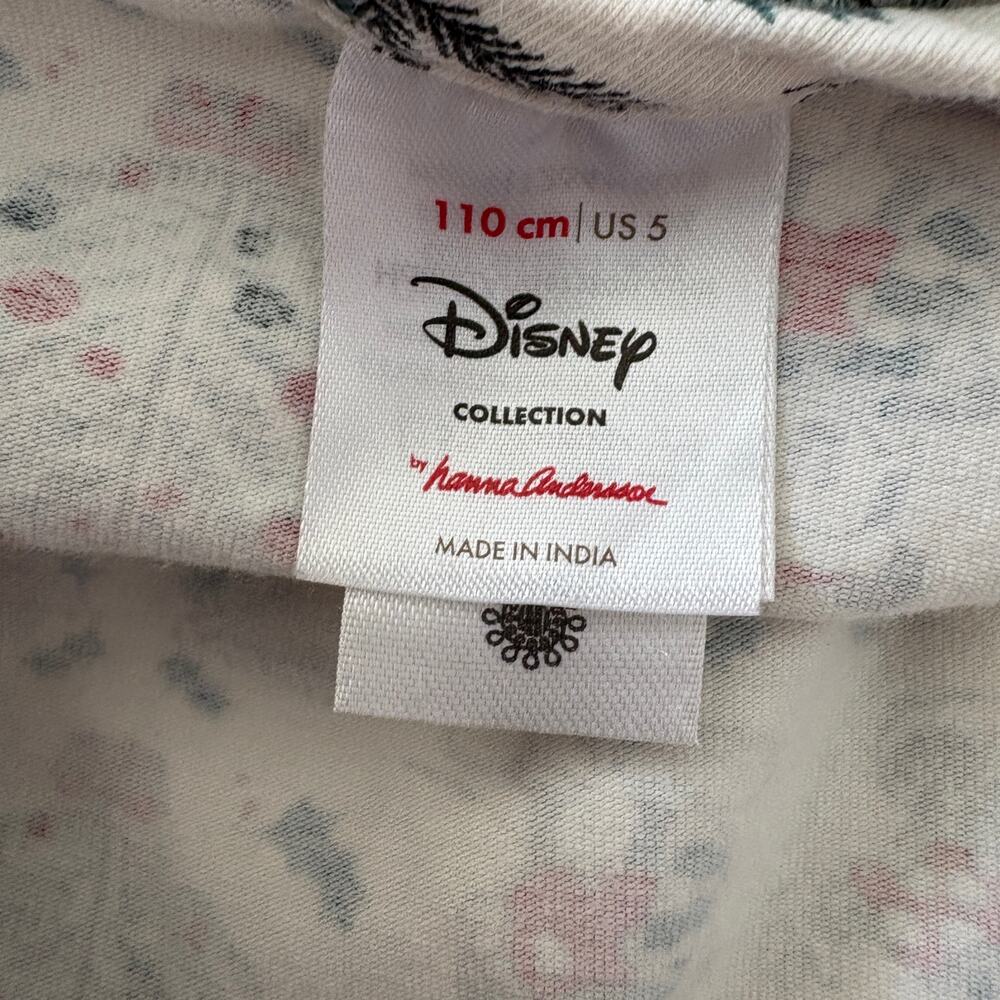 Disney x Hanna Andersson Girls Christmas Dress Mickey Minnie Holiday 110 US 5 - Picture 4 of 8
